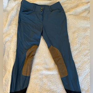 Blue RJ Classics knee patch breeches